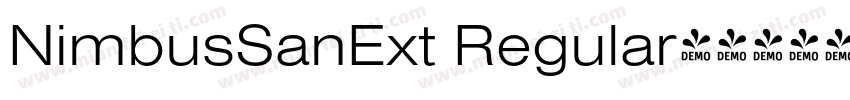 NimbusSanExt Regular字体转换